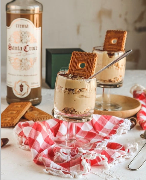 Dessert in Pochi Minuti ricetta di Manuela Mecarello: Biscotti e Crema all’Amaro Santa Croce