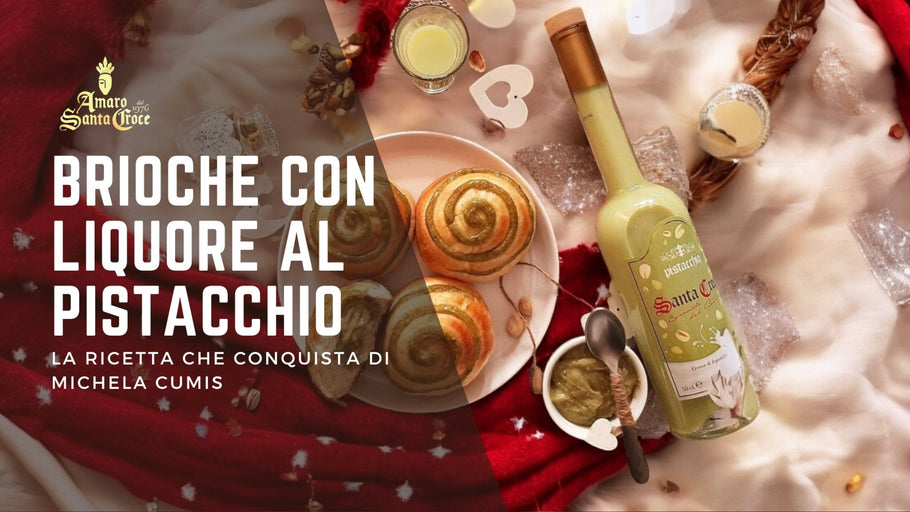 Brioche con Crema di Liquore al Pistacchio