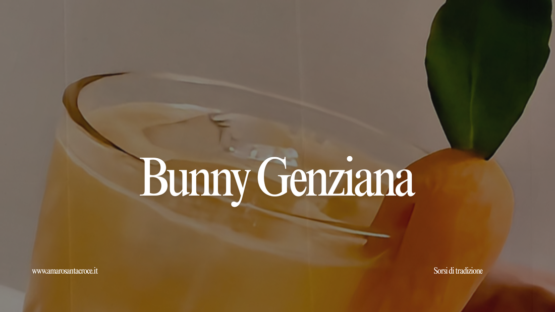 Bunny Genziana: il cocktail di Pasqua con Genziana, carota e miele del Sannio
