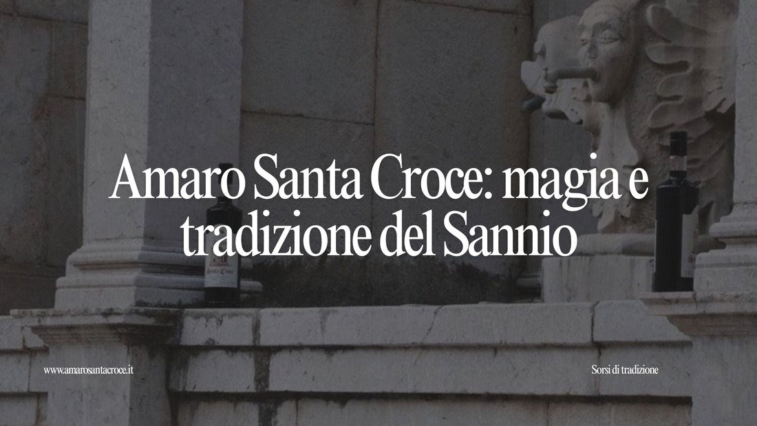 Fontana storica di Santa Croce del Sannio, simbolo della nascita dell’Amaro Santa Croce e della leggenda della ninfa
