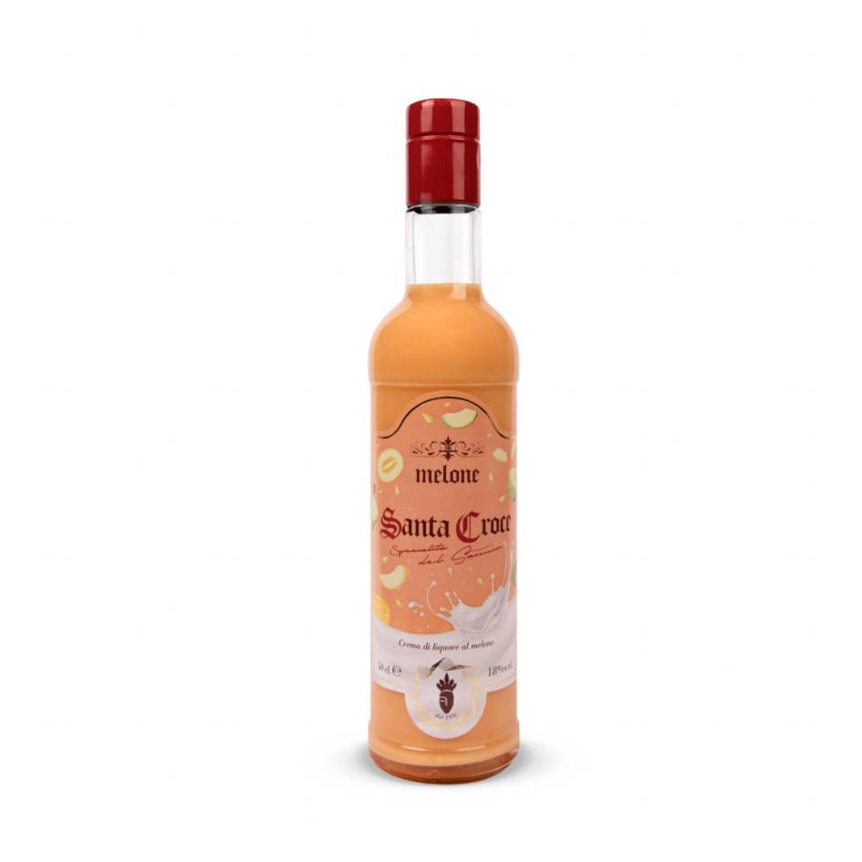 Box 6x500ml Liquore Crema al Melone Santa Croce, prodotto tipico italiano