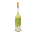 Bottiglia di Liquore Crema di Pistacchio Santa Croce – liquore artigianale prodotto a Benevento, nel cuore del Sannio, Campania. Gusto dolce e cremoso, prodotto tipico italiano.
