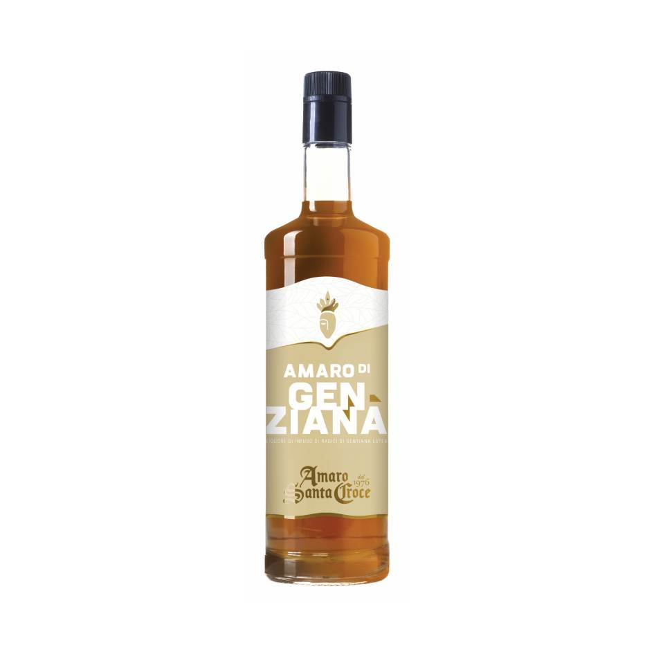 Liquore Amaro di Genziana Santa Croce in confezione da 6 bottiglie – liquore artigianale campano tipico del Sannio, realizzato a Benevento, nel cuore della Campania. Prodotto tipico italiano dal gusto autentico.
