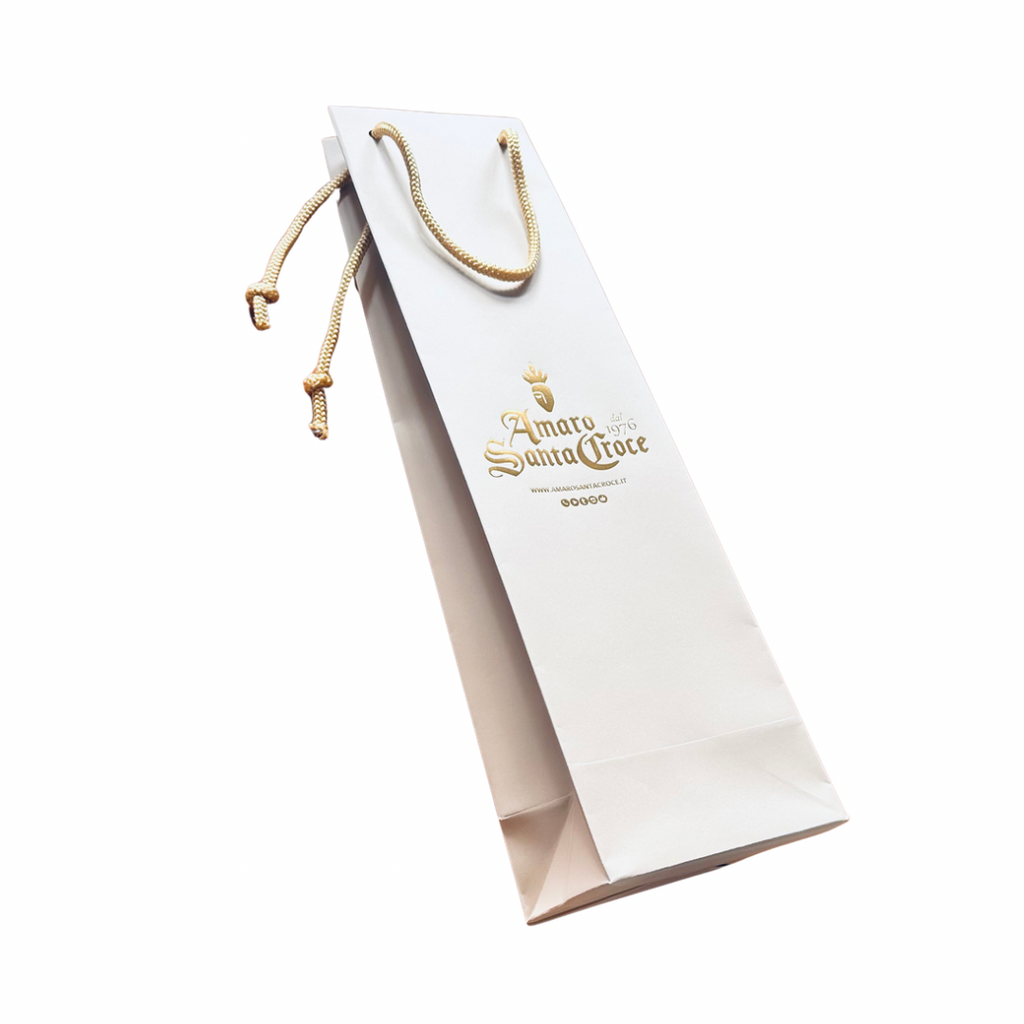 Busta Regalo Gold con cordino intrecciato