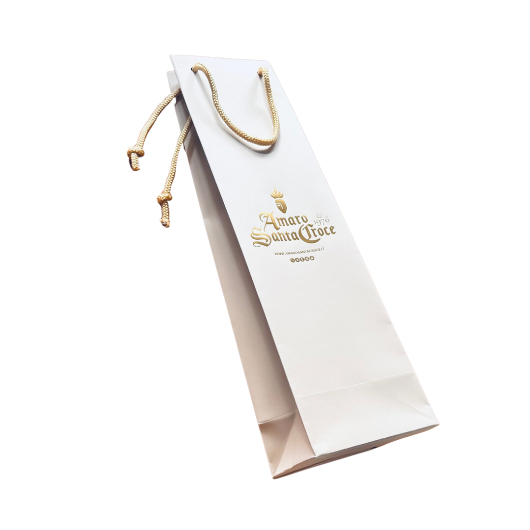 Busta Regalo Gold con cordino intrecciato