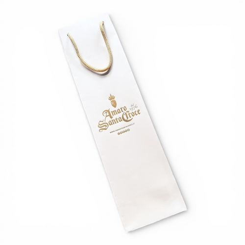 Gold Gift Bag with Braided Cord