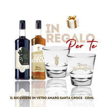 Load image into Gallery viewer, Amaro di Genziana e Amaro Erbe &amp; Menta + Bicchiere Amaro Santa Croce in OMAGGIO - Amaro Santa Croce
