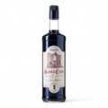 Liquore Bottiglia fronte da 1 litro di Amaro Santa Croce – liquore artigianale campano realizzato a Benevento, Sannio. Amaro tradizionale dal gusto autentico e profumi balsamici, prodotto tipico italiano.