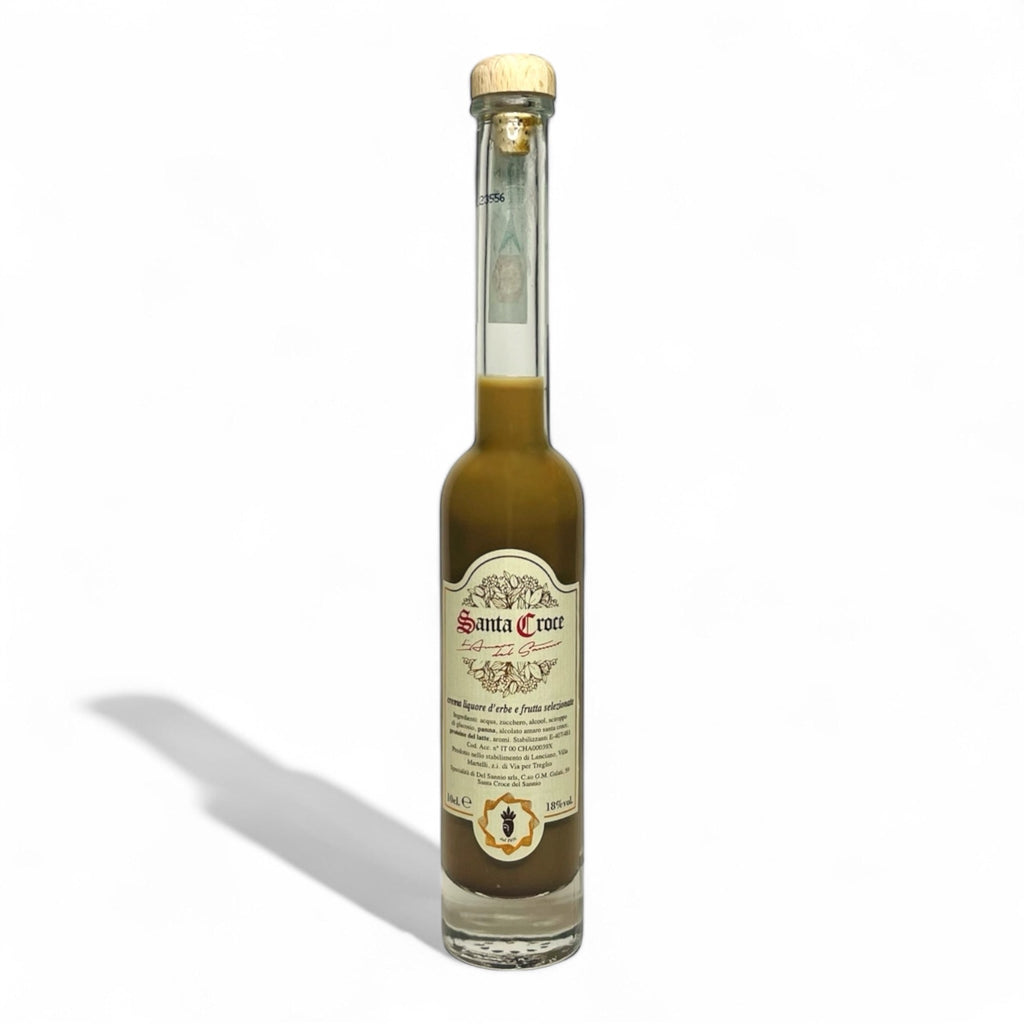 Crema Amaro Santa Croce formato mignon 100ml, liquore del Sannio dal gusto morbido e aromatico