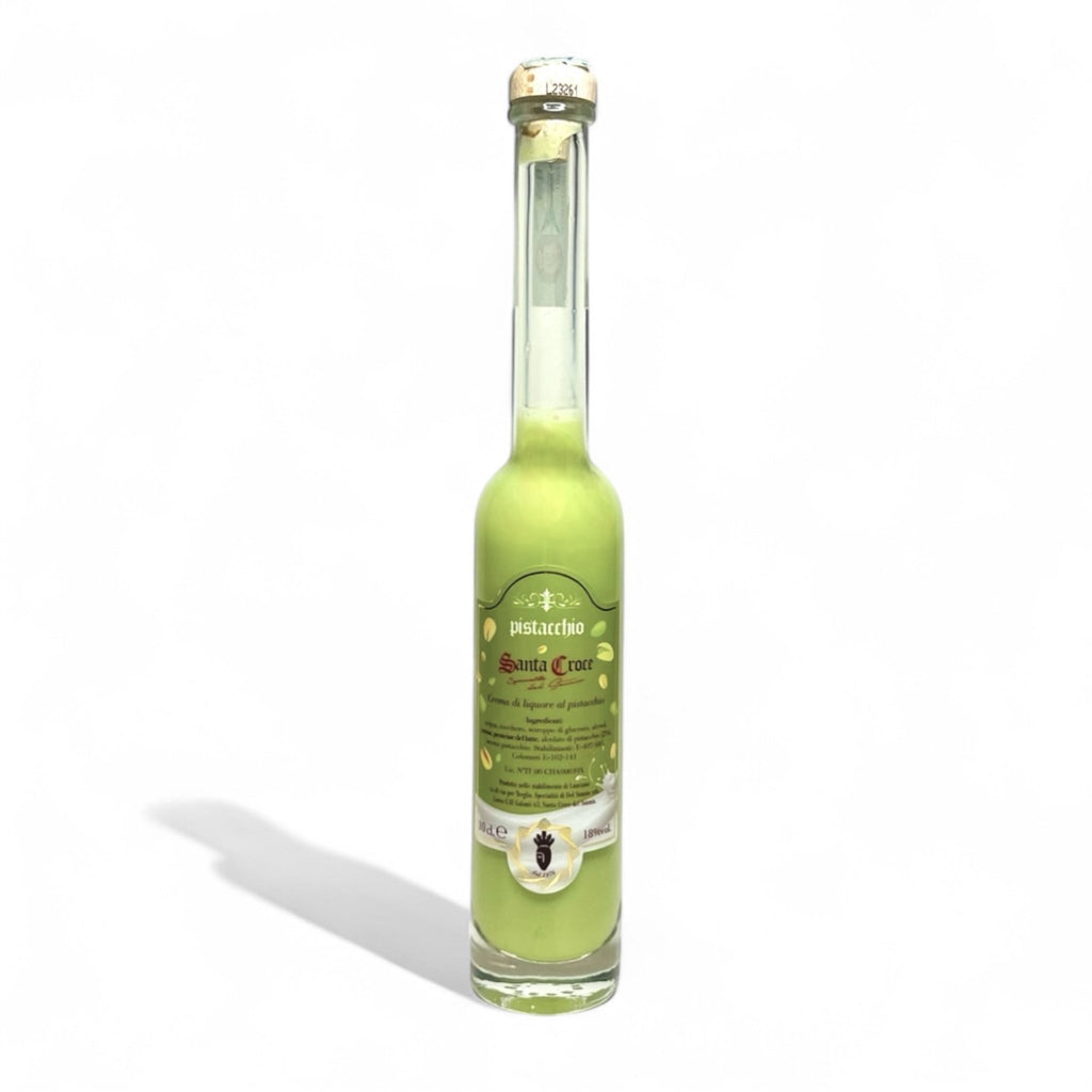 Liquore artigianale al pistacchio Santa Croce 100ml, miniatura ideale per degustazione o regalo