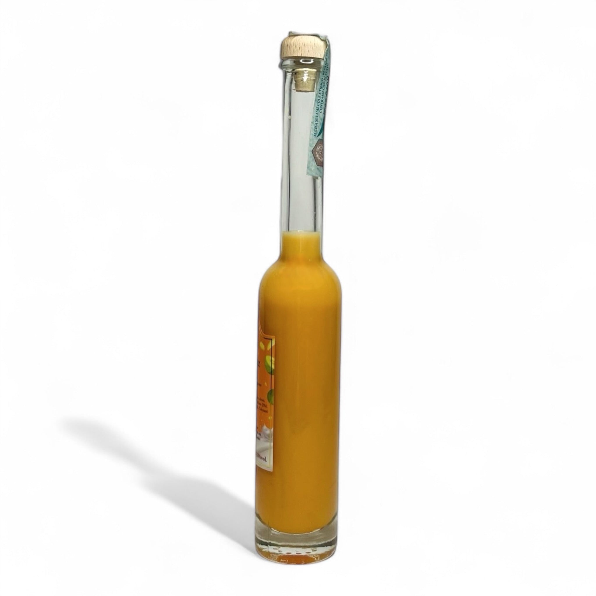 Mini bottiglia 100 ml di Crema di Melone Santa Croce, liquore artigianale italiano